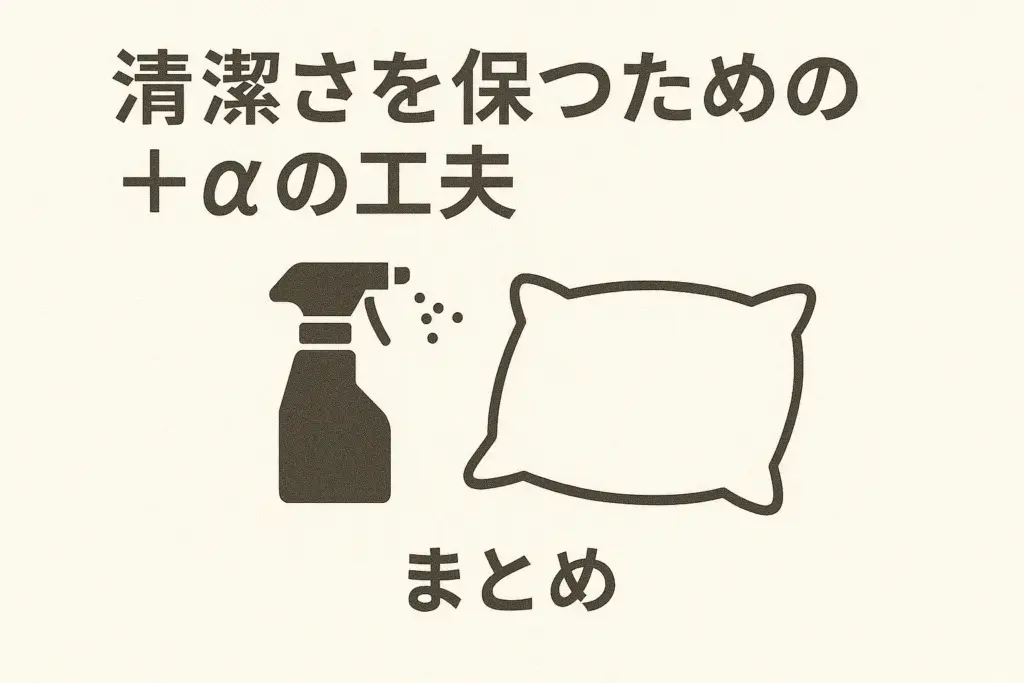 清潔さを保つための+αの工夫